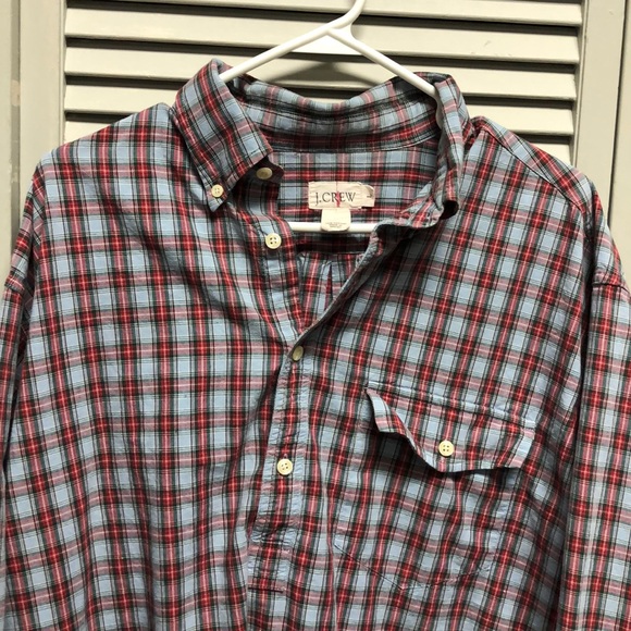 J Crew Quarter Button Up shirt - Picture 2 of 6